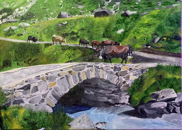 Pont de la Scie - Nendaz, Paysage et nature